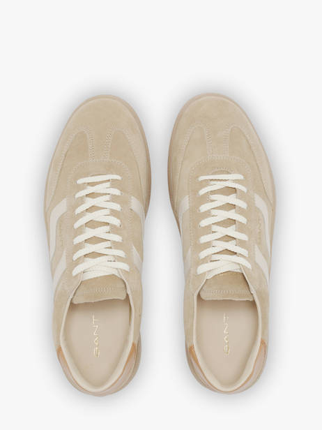 Sneakers Uit Leder Gant Beige men CUZIG126 ander zicht 4