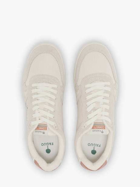 Sneakers Uit Leder Faguo Beige men 26CG9204 ander zicht 3