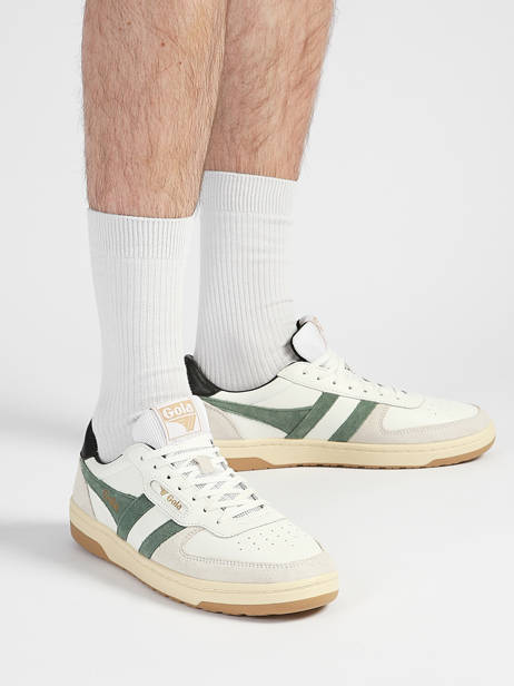 Sneakers Uit Leder Gola Wit men CMB336IN ander zicht 1