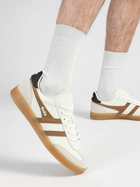 Sneakers Uit Leder Gola Wit men CMB426XE ander zicht 1