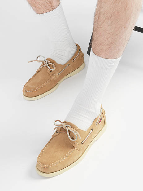 Bootschoenen Uit Leder Sebago Beige men 7111PTW ander zicht 1