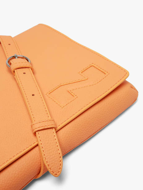 Cross Body Tas Brugge Leder Nathan baume Oranje n city 2 ander zicht 3