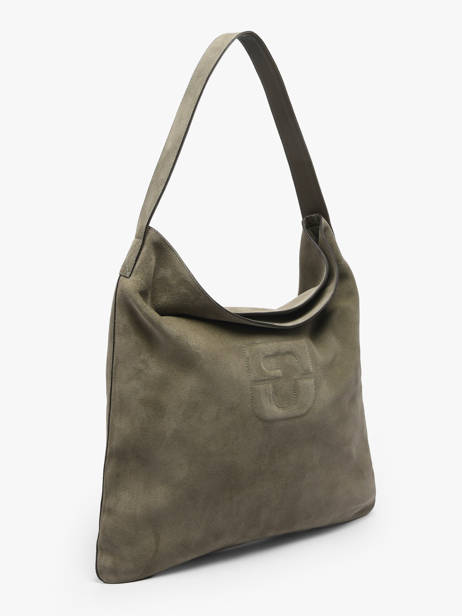 Schoudertas Folk Lady Leder Gerard darel Groen folk lady DDS72407 ander zicht 2