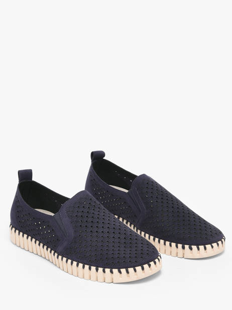 Mocassins Ilse jacobsen Blauw men TULIP140 ander zicht 1