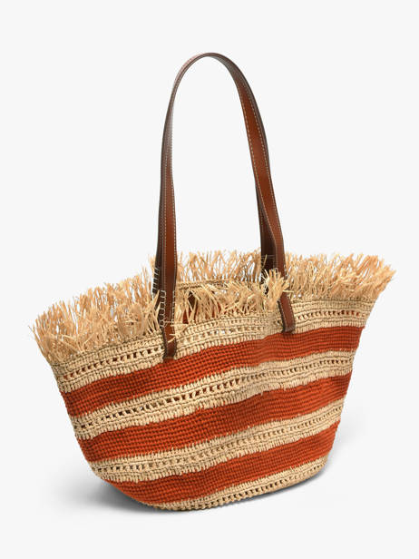 Schoudertas Cabas Raphia Raphia Vanessa bruno Rood cabas raphia 23V40928 ander zicht 1