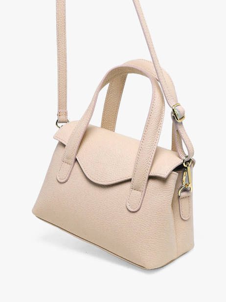 Handtassen Caviar Leder Milano Beige caviar CA26021 ander zicht 1