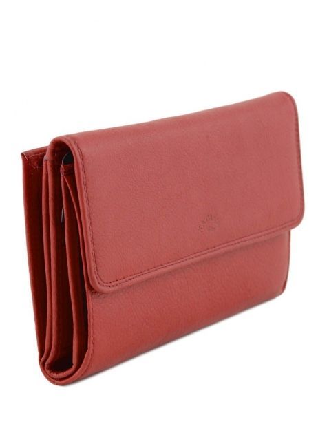 Portemonnee Leder Katana Rood marina 753080 ander zicht 1