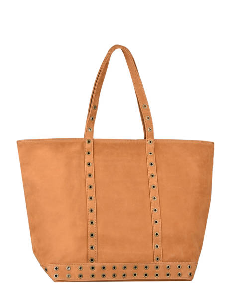 Handtas Cabas Cuir Leder Vanessa bruno Bruin cabas cuir 22V40409 ander zicht 4