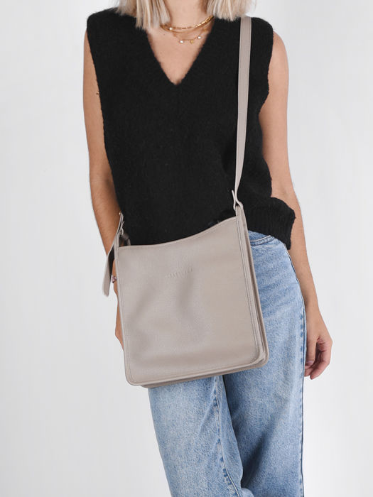 Longchamp Le foulonné Cross bodytas Grijs