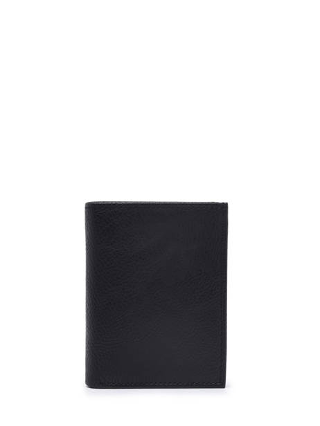 Portefeuille Met Portemonnee Leder Miniprix Zwart essentiel ELENA-B
