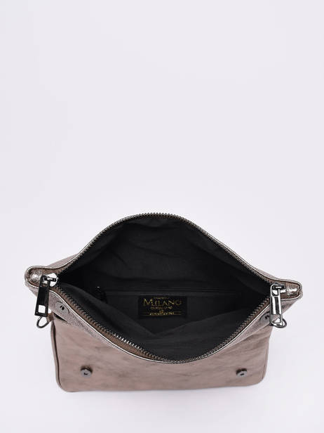 Cross Body Tas Nine Leder Milano Bruin nine NI22112N ander zicht 3