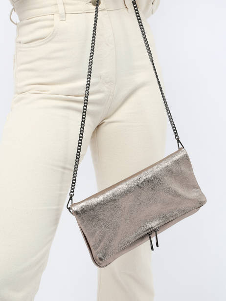 Cross Body Tas Nine Leder Milano Bruin nine NI22112N ander zicht 1